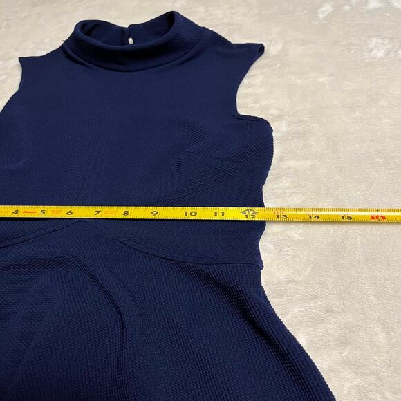 Bailey Blue Tennis Dress Size M Mini Fit & Flare Dark Sleeveless Summer Stretch - Picture 5 of 9